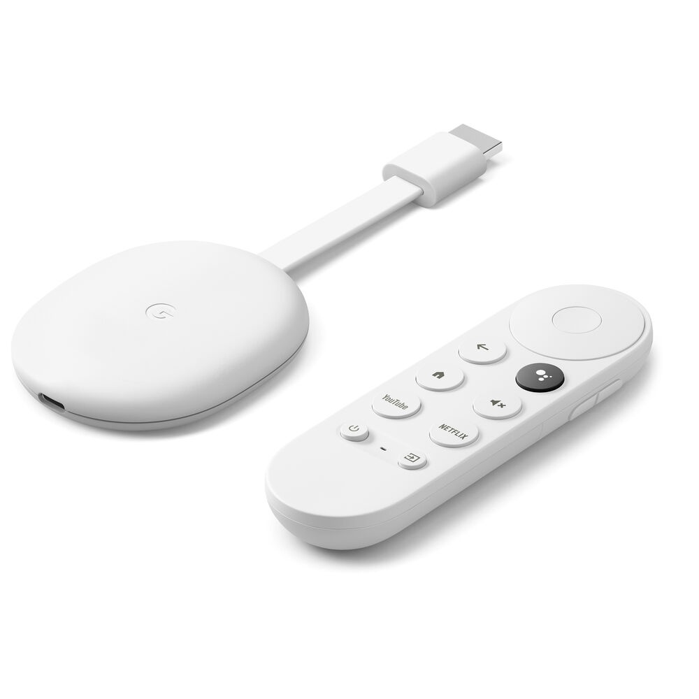 GOOGLE CHROMECAST CON GOOGLE TV 4K BLANCO (GA01919) Audio / Video
