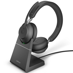 AURICULAR+MIC JABRA Evolve2 65 Link380a MS Stereo Stand Black 26599-999-989