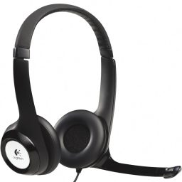 AURICULAR+MIC LOGITECH H390 USB Negra