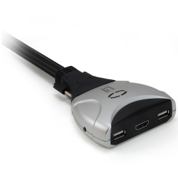KVM LEVEL ONE KVM-0290 2PORT USB HDMI/TEC/MOU