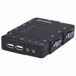 KVM MANHATTAN 4PORT USB&AUDIO (VGA/TEC/MOU) (151269)