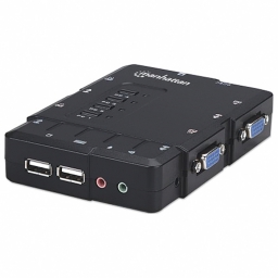 KVM MANHATTAN 4PORT USB&AUDIO (VGATECMOU) (151269)