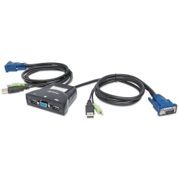 KVM MANHATTAN 151245 2PORT USB&AUDIO (VGA/TEC/MOU)