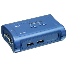 KVM TRENDNET TK-207K 2PORTS USB (VGA/TEC/MOU)