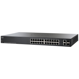 SWITCH CISCO SMARTPLUS 26 PORTS PoE 130W (24 PORTS GIGABIT/2 PORTS SFP) SG220-26P-K9-NA