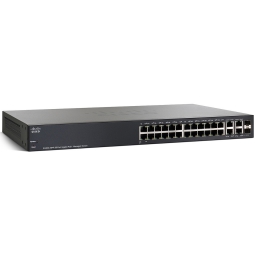 SWITCH CISCO 28PORTS 10/100/1000 SG300-28PP PoE+ MANAGED (SG300-28PP-K9-NA)
