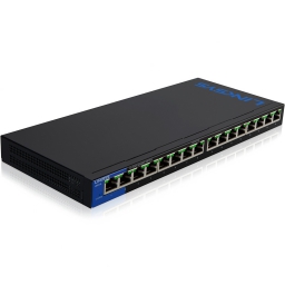 SWITCH LINKSYS 16PORTS PoE 10/100/1000 116P (LGS116P) 8xPoE