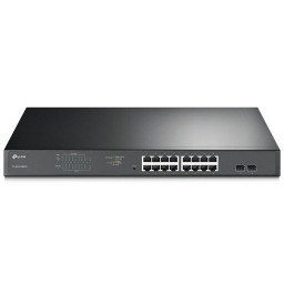 SWITCH TP-LINK 16 PORTS GIGABIT PoE+ Easy Smart 2 PORTS SFP TL-SG1218MPE