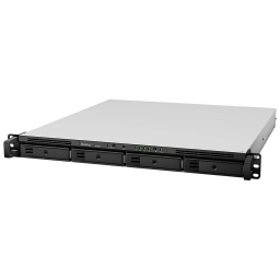 NAS SYNOLOGY RS820RP+  RACK 1U (4 BAHIAS) debe de llevar el (RKS1317)