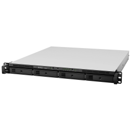 NAS SYNOLOGY RS820+  RACK 1U (4 BAHIAS) debe de llevar el (RKS1317)