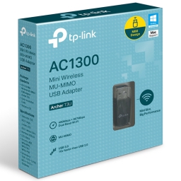 ETHERNET INALAMBRICA USB TP-LINK T3U AC1300 WI-FI MIMO S/ANTENA