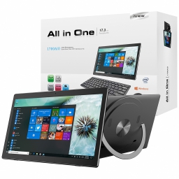 IVIEW ALL IN ONE 1700 17.3'' TOUCH FULL HD/QUAD CORE Z8350/4GB/SSD 32GB/WINDOWS 10