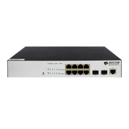 SWITCH BDCOM L2 8 PORTS GIGABIT C/2 PORTS 1G SFP (S2510-C)