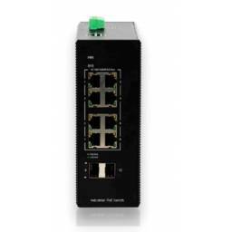 SWITCH BDCOM INDUSTRIAL L2 8 PORTS GIAGABIT PoE+ 240W C/2 PORTS 1G SFP (200-V25-2S8P)