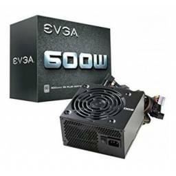 FUENTE ATX EVGA 600W 80 PLUS