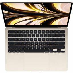 APPLE MacBook AIR 13.6" (MLY13) APPLE M2 8C/8GB/256GB SSD/INGLES/DORADO 2022