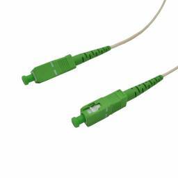 PATCH CORD FIBRA OPTICA 2Mts. SCSC APC SIMPLE MONOMODO 9125 (ANTEL) White