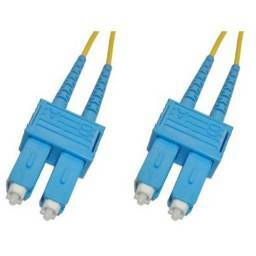 PATCH CORD FIBRA OPTICA 2Mts. SCSC UPC DUPLEX MONOMODO