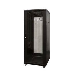 RACK 19"         27U C/PUERTA HIPERVENTILADO 600x800 + 3 bandeja + 1 PDU 6 schuko