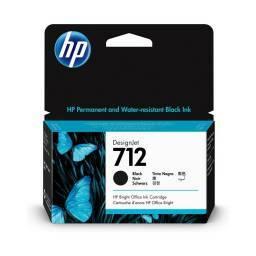 CART HP 712 (3ED70A) NEGRO T210230250630650 38ml