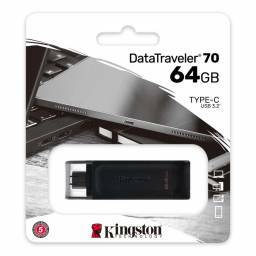 USB MEMORY DRIVE  64GB USB-C 3.2 KINGSTON (DT7064GB)