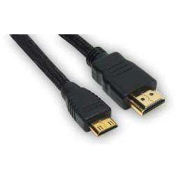 CABLE MINI HDMI (M)-> HDMI (M) 1.5Mts.