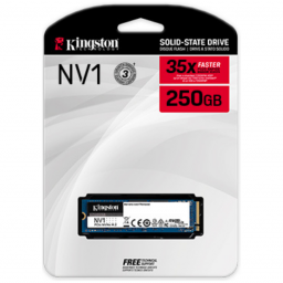 HD SSD 256GB KINGSTON NV1 PCIe NVMe (M.2 2280) (SNVS/250G)