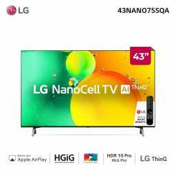 TV LED 43" LG 4K SMART NanoCell con ThinQ AI 43NANO75SQA