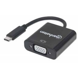 ADAPTADOR USB-C->VGA MANHATTAN (151771)