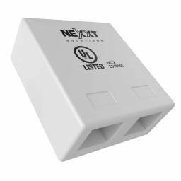 CAJA EXTERIOR DOBLE  RJ45  SIN JACK NEXXT