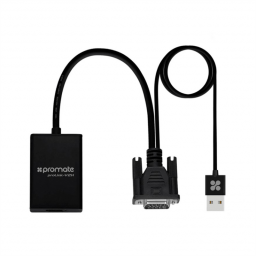 ADAPTADOR VGA M->HDMI H C/CABLE USB/AUDIO PROMATE PROLINK-V2H