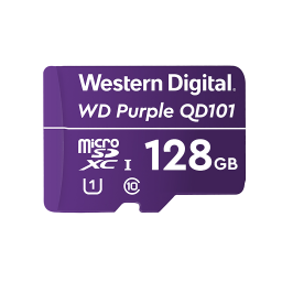 RAM MICRO-SDHC 128GB WESTERN DIGITAL PURPLE CLASS 10 (WDD128G1P0C-85AEL0)