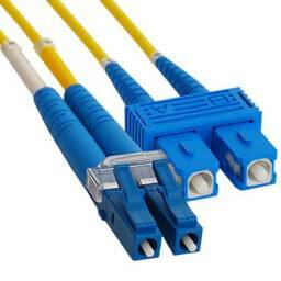 PATCH CORD FIBRA OPTICA 10Mts. SCLC UPC DUPLEX MONOMODO 9125