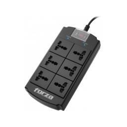 REGULADOR DE VOLTAJE FORZA 6 outlet Nema plug 110/240V (FSP-06MN)