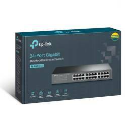 SWITCH TP-LINK 24 PORTS GIGABIT ESCRITORIO/RACKEABLE TL-SG1024D