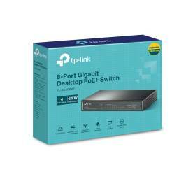 SWITCH TP-LINK 8 PORTS GIGABIT 4xPoE+ TL-SG1008P