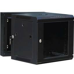 RACK 19"         12U C/PUERTA HIPERVENTILADA PIVOTANTE 600x550 (P/PARED)