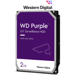 HD SATA 2TB WESTERN DIGITAL PURPLE 256Mb (5.400RPM)