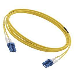 PATCH CORD FIBRA OPTICA 5Mts. LC/LC UPC 9/125 DUPLEX MONOMODO
