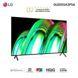 TV OLED 55" LG UHD 4K SMART ThinQ AI (Inteligencia Artificial) OLED55A2PSA