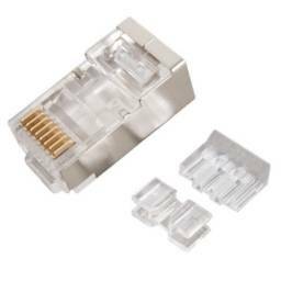 CONECTOR RJ45 CAT 6 BLINDADO