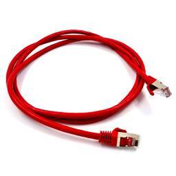 PATCH CORD CAT. 6A S/FTP (10FEET) VF-NETWORKING ROJO