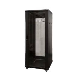 RACK 19"         27U C/PUERTA HIPERVENTILADO 600x800 (P/PISO)