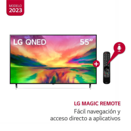 TV LED 55 LG 4K SMART NanoCell con ThinQ AI (Inteligencia Artificial) 55QNED80SRA