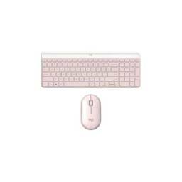 TECLADO+MOUSE WIRELESS LOGITECH MK470 ROSA (ESP/OPT) (920-011312)