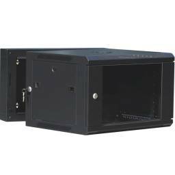 RACK 19"          6U C/PUERTA VIDRIO PIVOTANTE 600x550 (P/PARED)  INCLUYE PDU