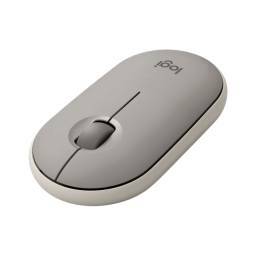 MOUSE WIRELESS+BLUETHOOT LOGITECH M350 PEBBLE ALMOND MILK (910-006658)