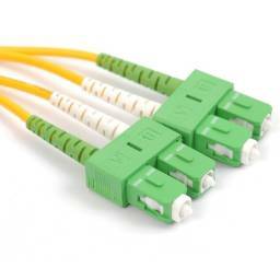 PATCH CORD FIBRA OPTICA 5Mts. SC/SC DUPLEX MONOMODO SC/SC UPC 9/125