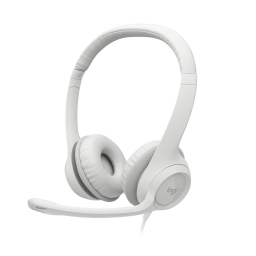 AURICULAR+MIC LOGITECH H390 USB Blanca (981-001285)