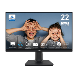 MONITOR LED 22 MSI PRO MP225V FULL HD 100Hz (CHDMIVGA) incluye cable HDMI